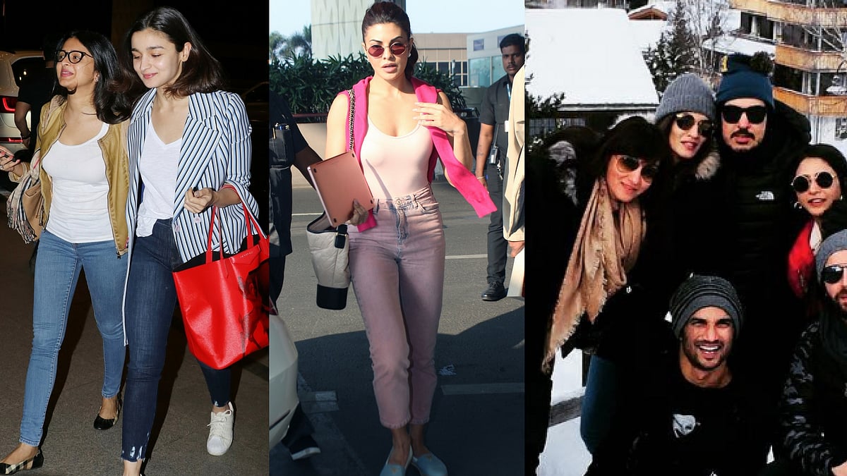 Celebs on vacation.&nbsp;