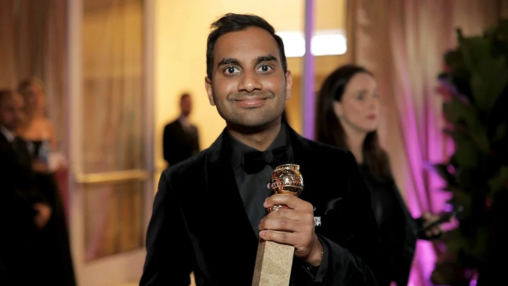 Aziz Ansari wins a Golden Globe for best actor in a comedy series for Netflix’s ‘Master of None’.