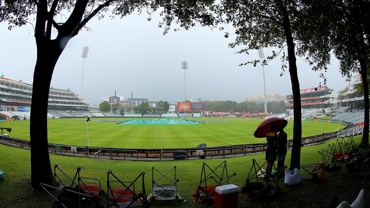 Cloud cover over Newlands Stadium  on Sunday.