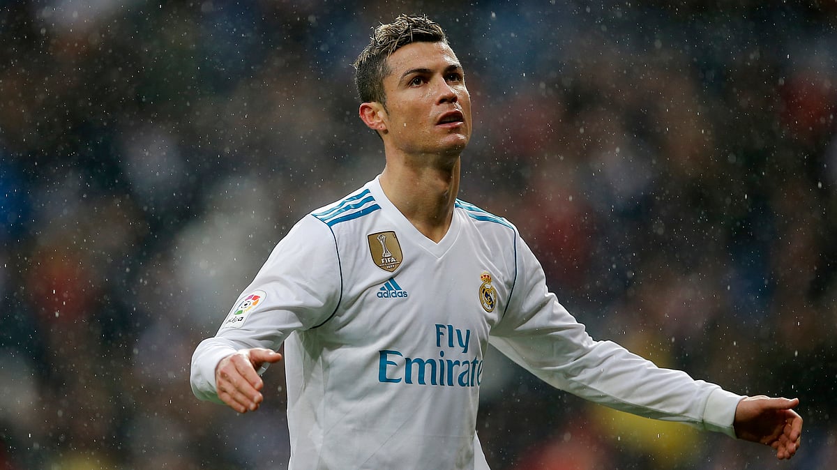 Cristiano Ronaldo scored a brace against Deportivo La Coruna at Santiago Bernabeu Stadium.