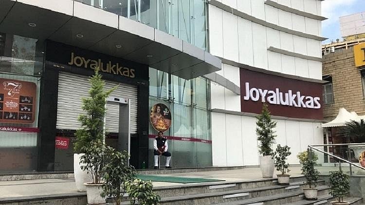 Shutters down at a Joyalukkas store in Bengaluru’s MG Road.&nbsp;