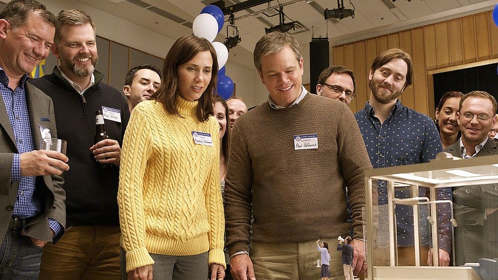 Matt Damon and Kristen Wiig in <i>Downsizing.</i>