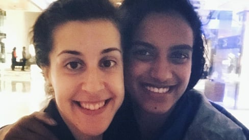 Carolina Marin and PV Sindhu