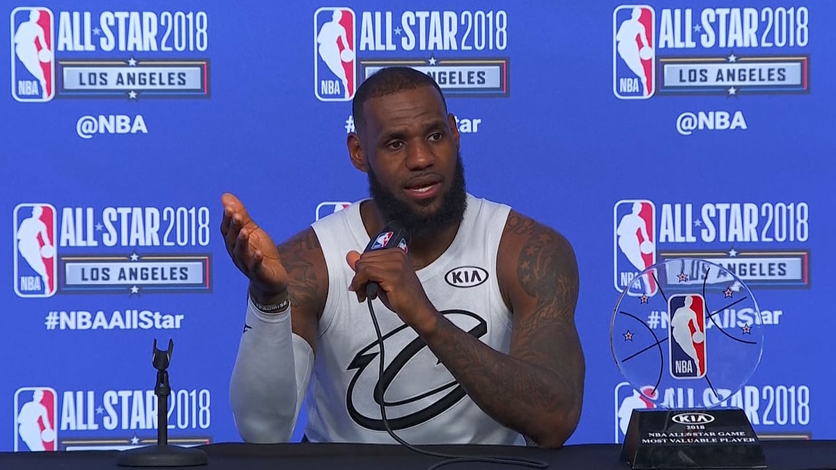 LeBron James scored 29 points, grabbed 10 rebounds and handed out eight assists to lead his handpicked Team LeBron to a 148-145 win.&nbsp;