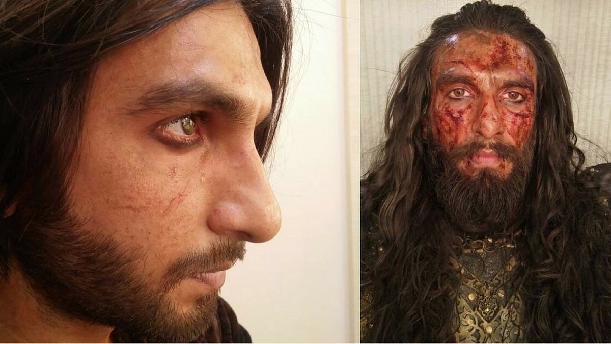 Ranveer Singh as Alauddin Khilji.