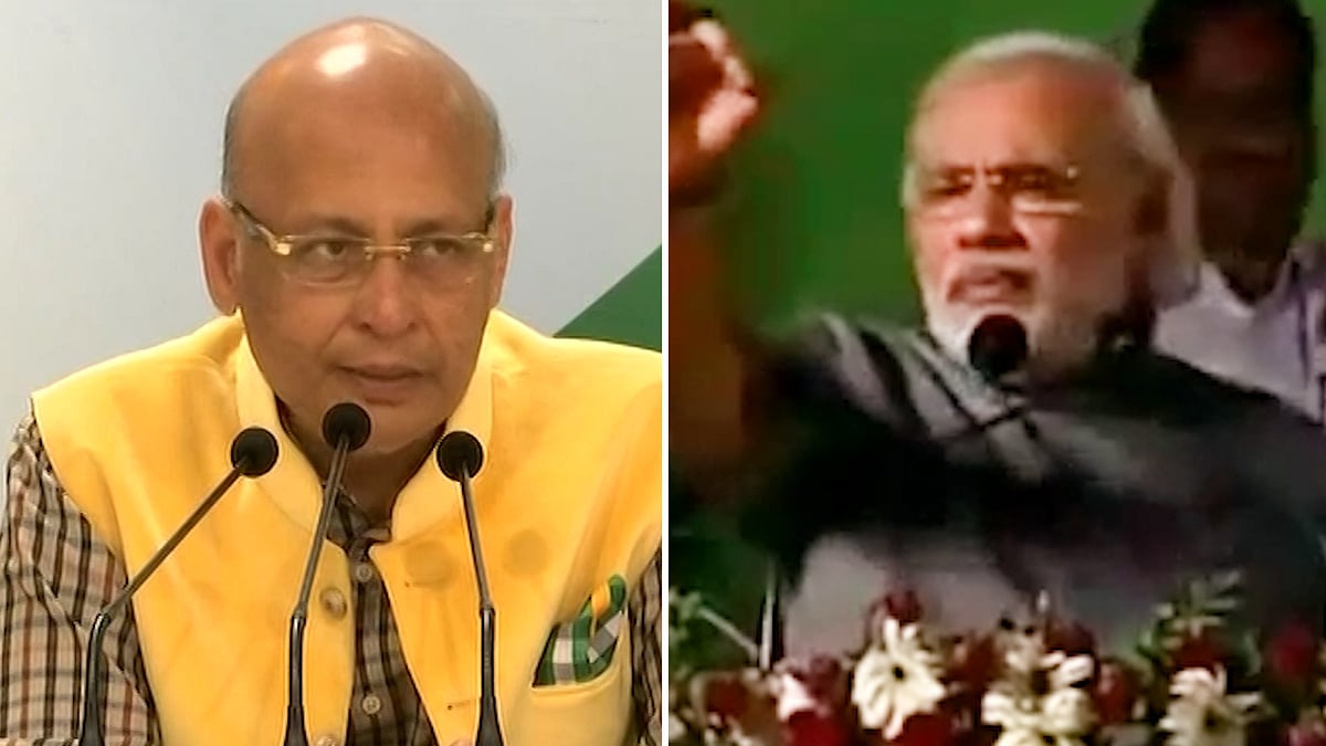 Congress leader Abhishek Manu Singhvi turned the tables on PM Modi, who had posed the exact same set of questions on India’s security in 2012.&nbsp;