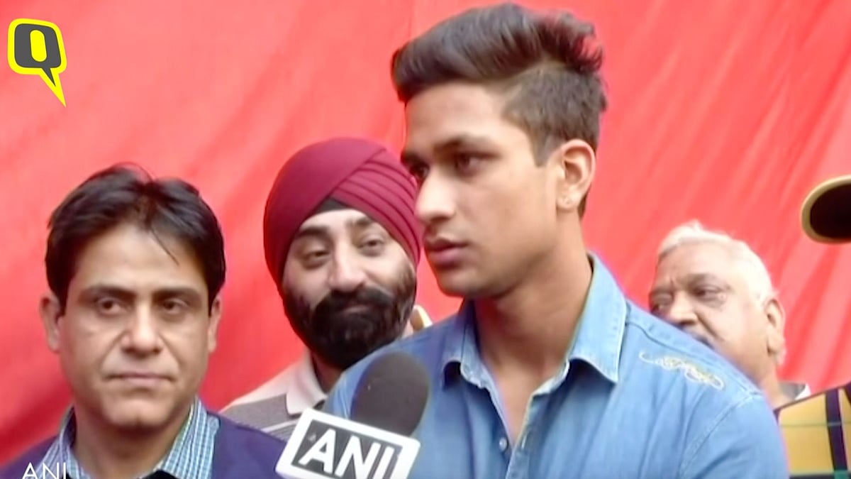 Manjot Kalra scored a century against Australia in the 2018 Under-19 World Cup.