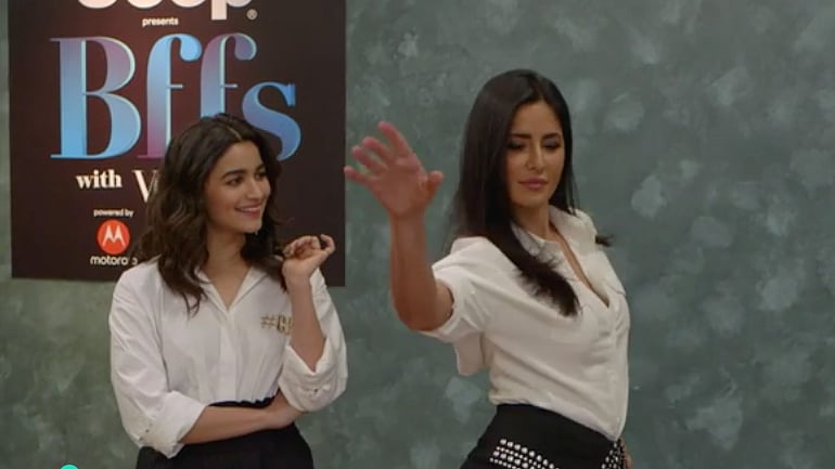 Alia Bhatt and Katrina Kaif in <i>BFFs With Vogue.</i>