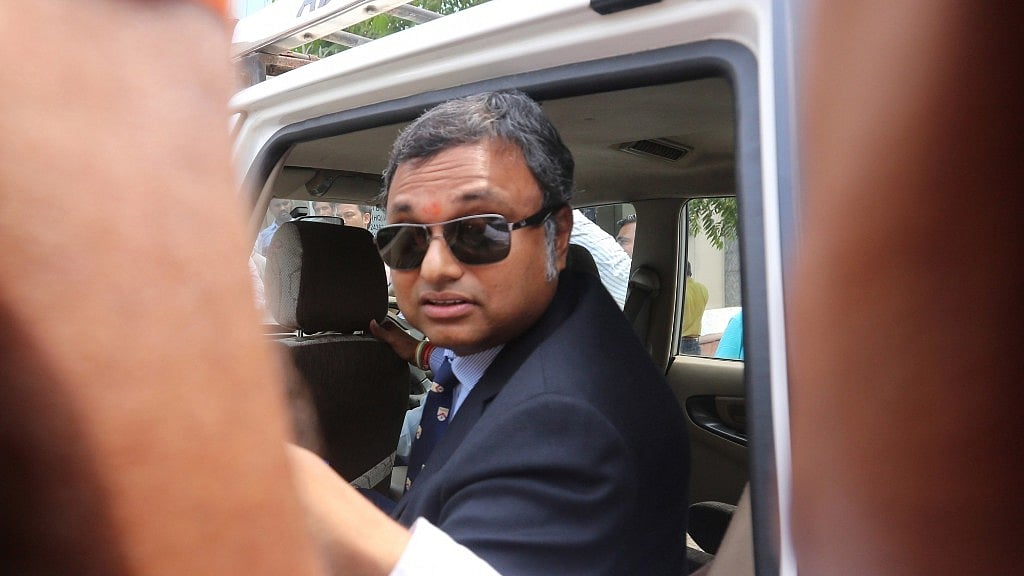 Karti Chidambaram.
