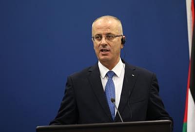 Palestinian Prime Minister Rami Hamdallah. (Xinhua/Ayman Nobani/IANS)