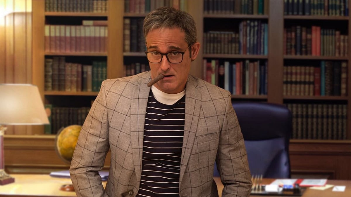 Akshaye Khanna in a still from <i>The Accidental Prime Minister</i>. 
