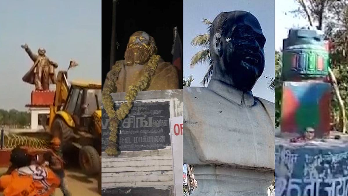 Statues being vandalised across the country.