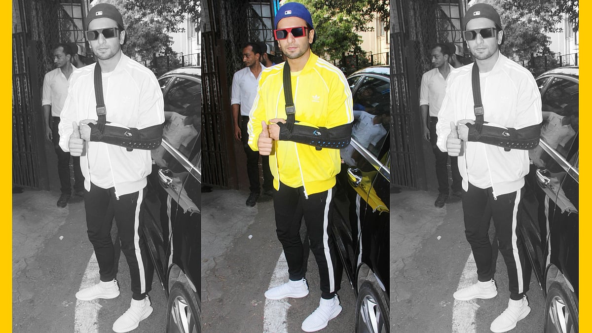 Ranveer Singh is all thumbs-up.&nbsp;