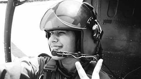 Penny Chaudhary manoeuvred the chopper away from a populated area of Murud town, to make a landing in a rocky portion of the beach.