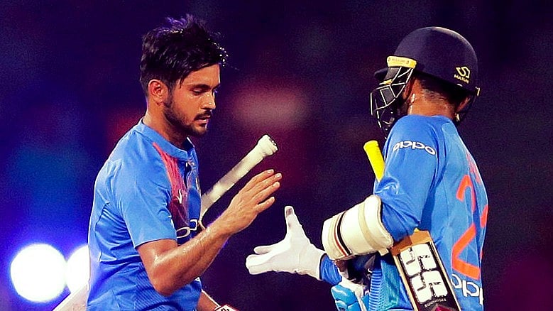 File photo of Manish Pandey and Dinesh Karthik.