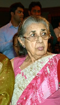 Veteran actress Shammi Rabadi Ã¢Â€Â‹who Ã¢Â€Â‹passed away at her home, in Mumbai on March 5, 2018.  She was 87.Ã¢Â€Â‹ She became a popular character artiste portraying supporting roles of aunt, granny, elder spinster in the family, et al, besides acting for television serials.  (File Photo: IANS)