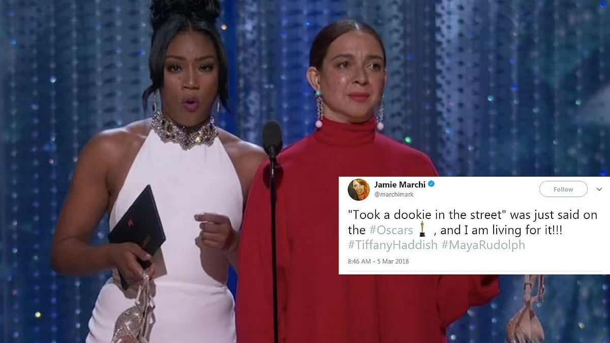 The crowd favorites tonight? Any guesses? Tiffany Haddish and Maya Rudolph are hilarious together.