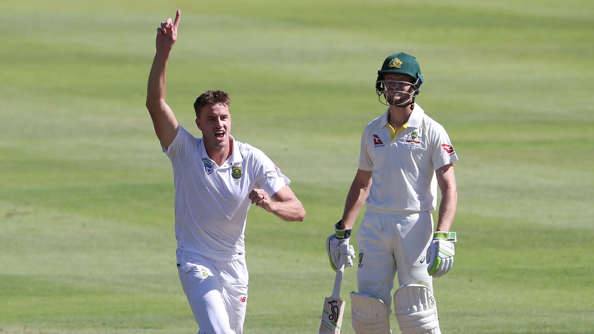 File photo of Morne Morkel celebrating a wicket.