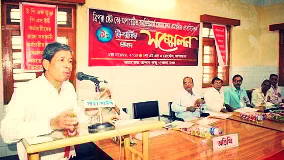 The death of Khagendra Jamatia, the CPI(M) candidate for Krishnapur, comes a day before the 2018 Tripura Assembly election results.