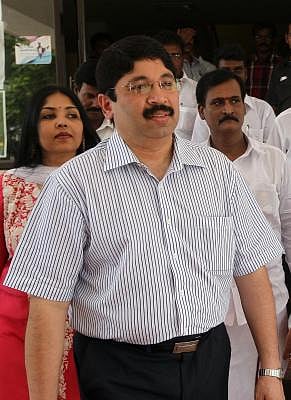 Chennai: Former telecom minister Dayanidhi Maran, who was Wednesday summoned by a special court hearing the Aircel-Marxis deal, as part of the larger 2G spectrum allocation case, to appear before it March 2. (File Photo: IANS)