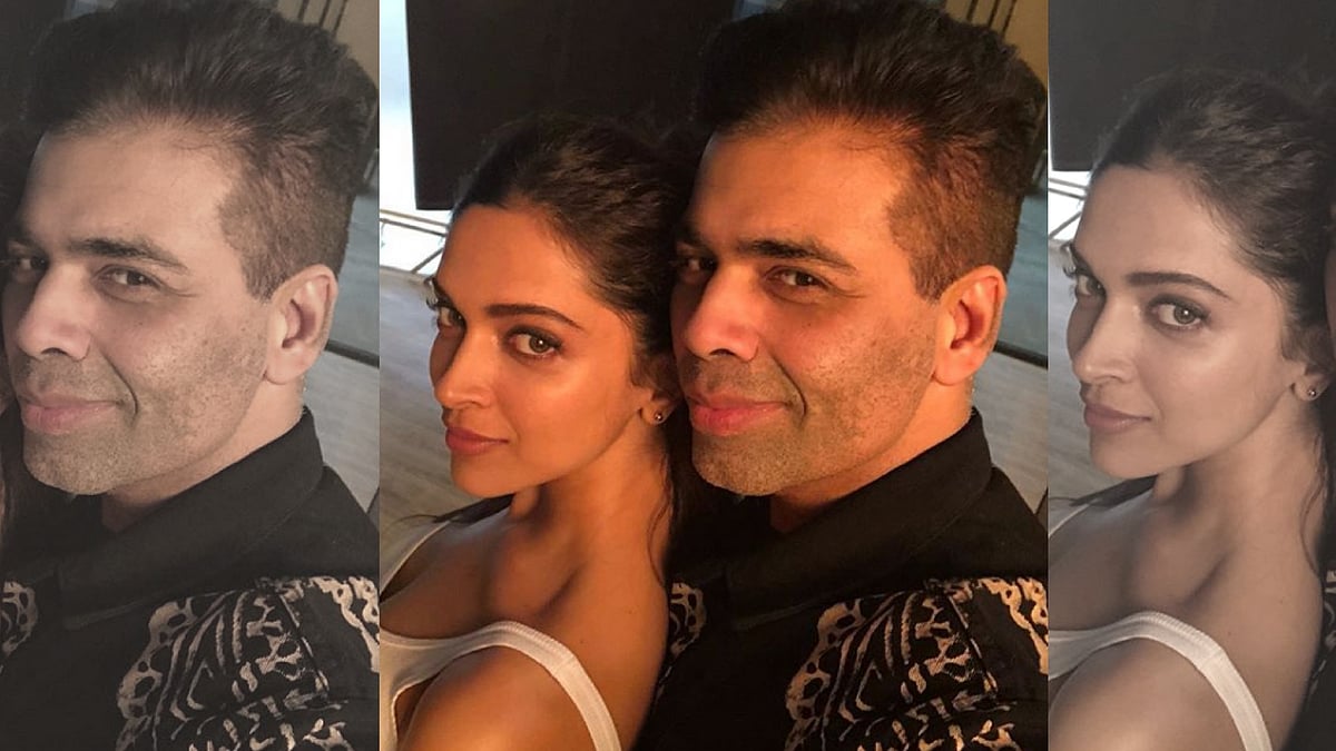 We wonder what Deepika Padukone and Karan Johar  are up to?