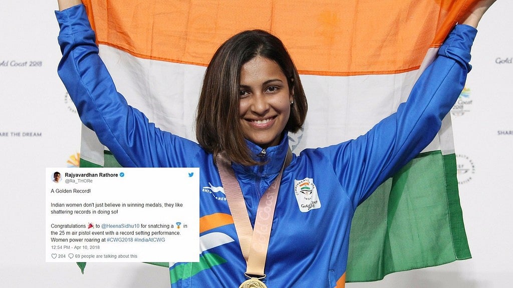 President of India, Sports Minister Rajyavardhan Rathore and VVS Laxman were among the one’s who wished Sidhu on Twitter.