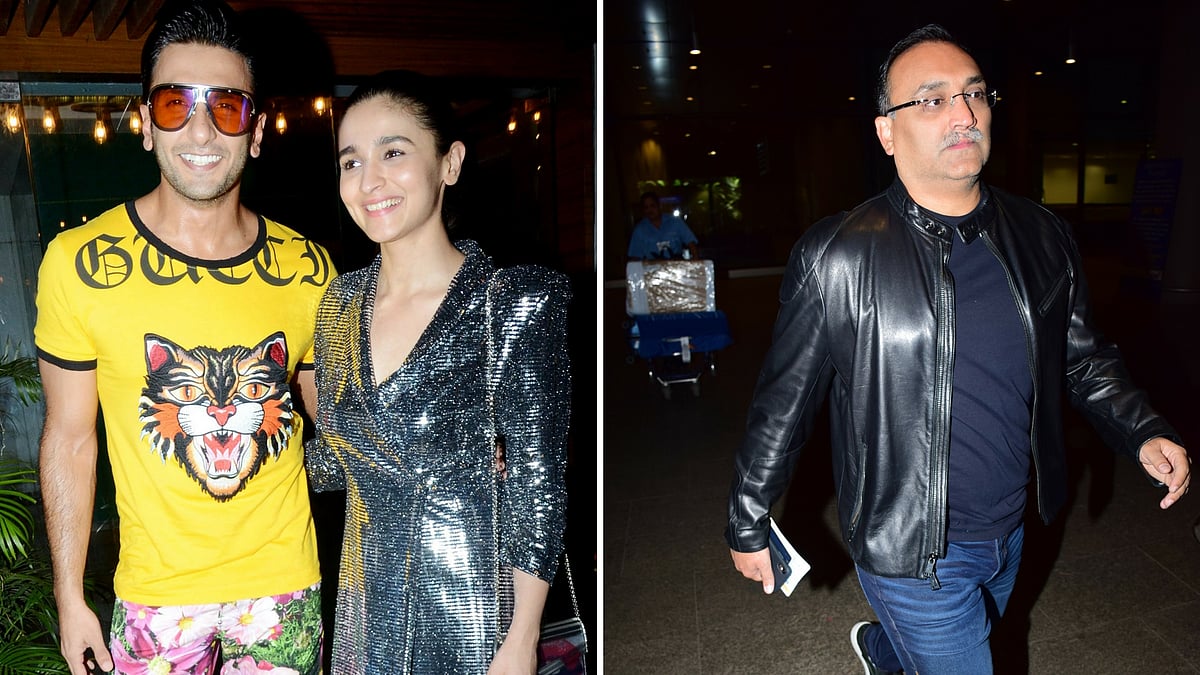 Alia Bhatt with Ranveer Singh; Aditya Chopra spotted in the city.&nbsp;