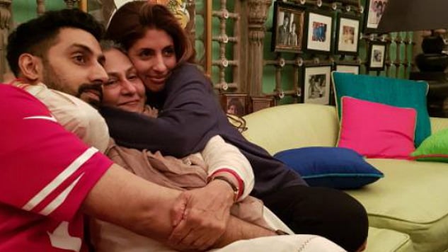 Jaya Bachchan brought in her birthday amid her loved ones.
