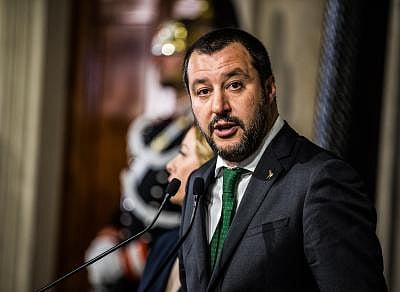 Matteo Salvini. (File Photo: Xinhua/Jin Yu/IANS)