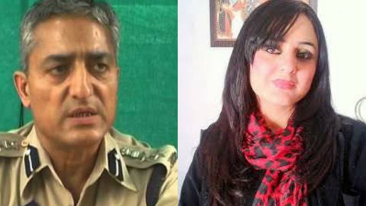 IPS Ramesh Kumar Jalla (left) and Lawyer Deepika Singh Rajawat (right).