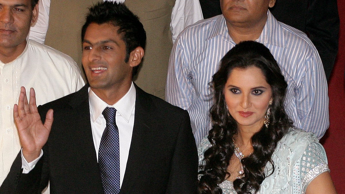 Shoaib Malik and Sania Mirza.