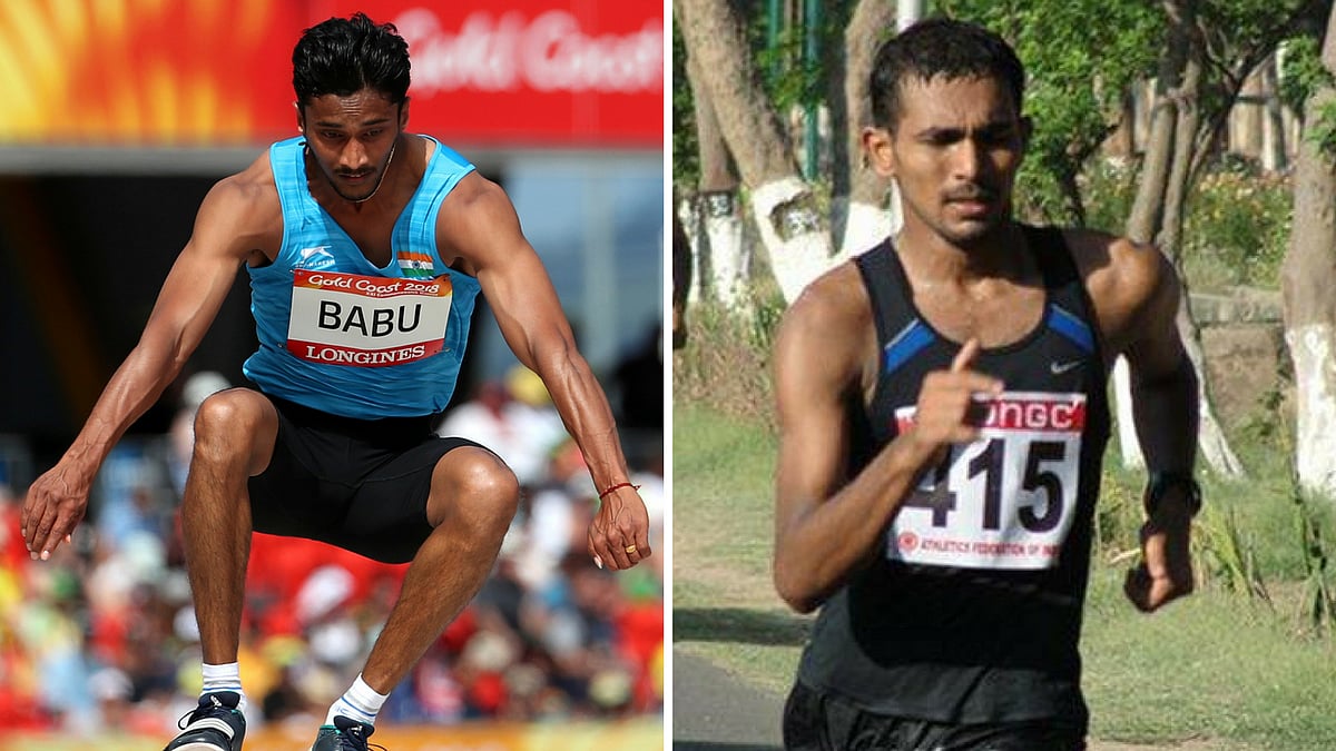 File pictures of Rakesh Babu(left) and KT Irfan.