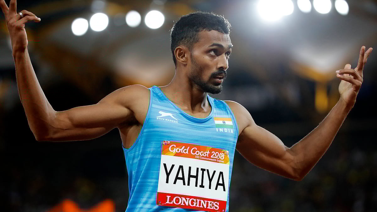 Muhammad Anas broke the national record in the 400m final at 2018 CWG.&nbsp;