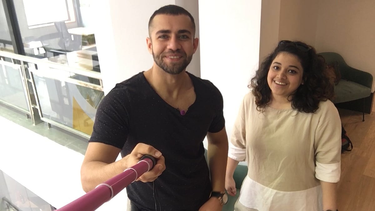 Mahir Pandhi gets chatty. 