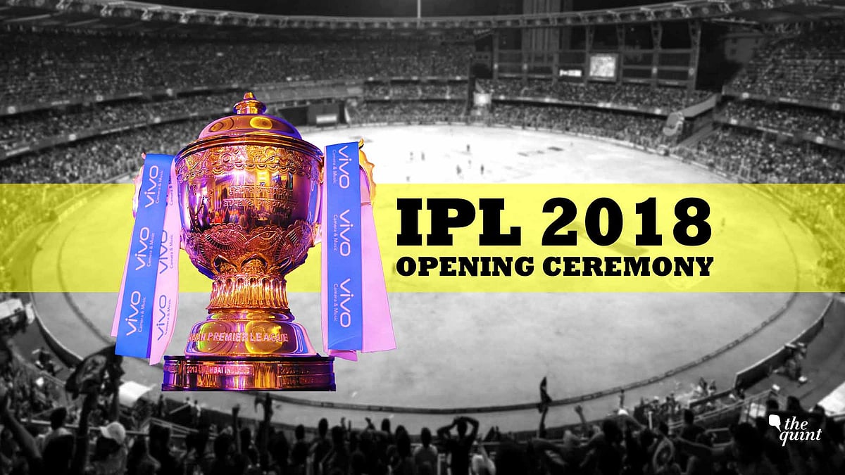 IPL 2018 Opening Ceremony on 7 April 2018 at Wankhede Stadium, Mumbai.