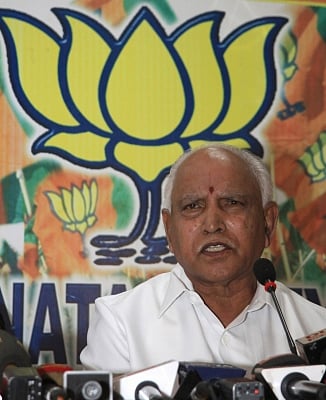 Karnataka BJP president B S Yeddyurappa. (Photo: IANS)