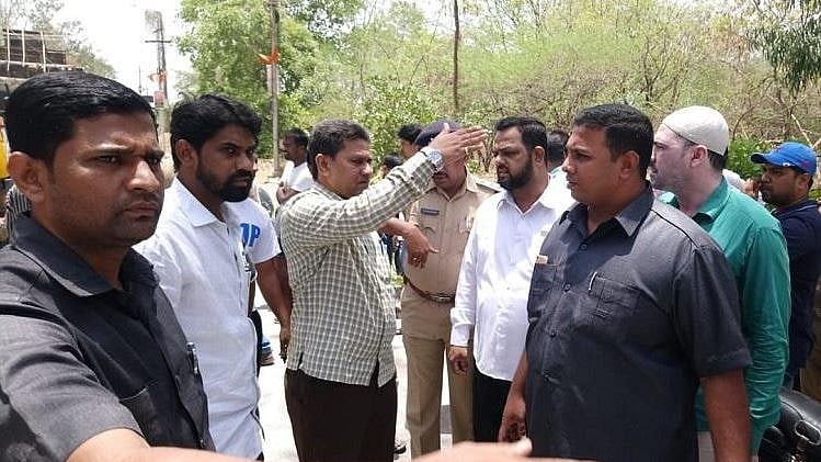 Senior police officials from the Golconda Police station rush to the spot.