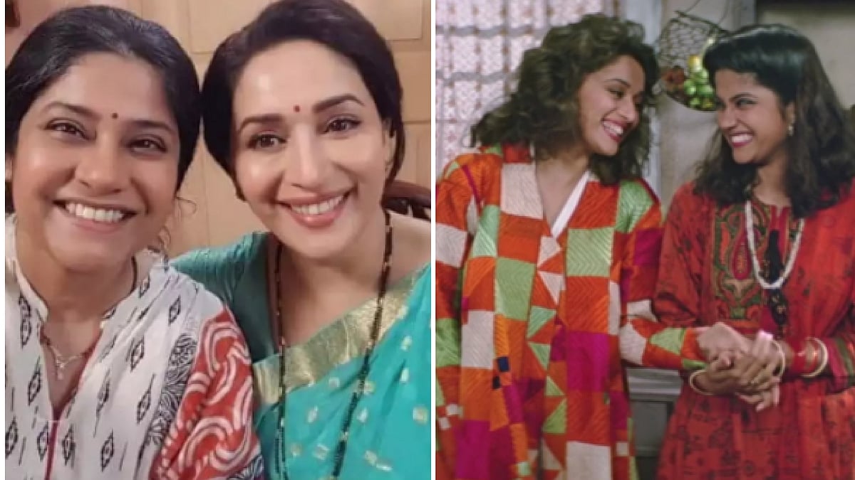 Renuka Shahane and Madhuri Dixit recreate the ‘Lo Chali Main’ magic.