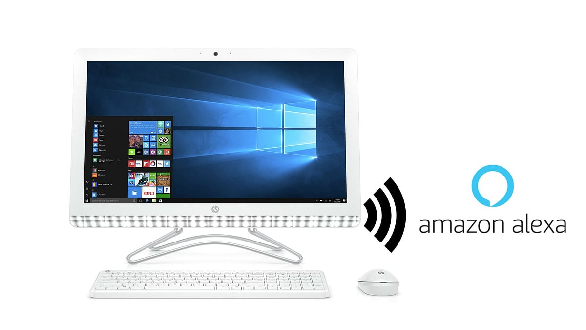 HP All-in-one will come with pre-installed Alexa app. 