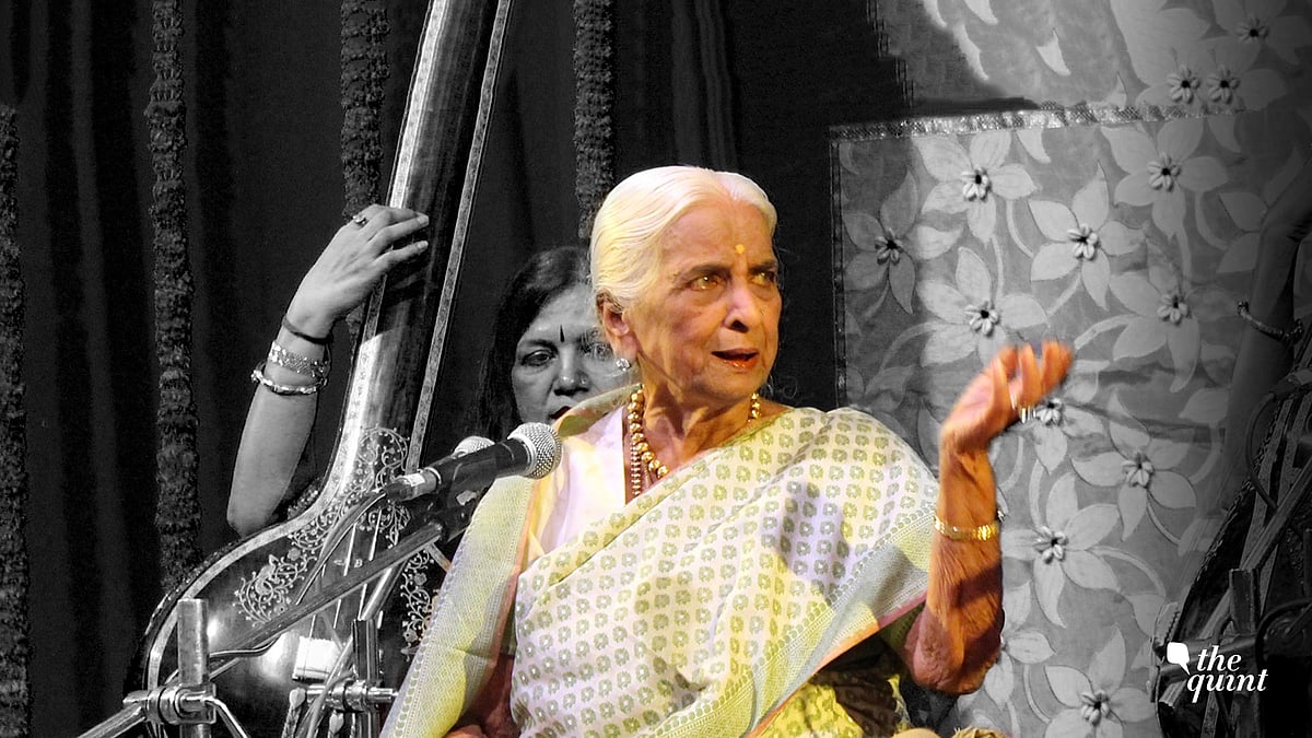 The late Girija Devi in concert.&nbsp;