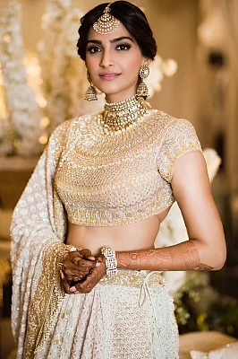 Mumbai: Actress Sonam Kapoor during her mehndi ceremony in Mumbai on May 7, 2018. (Photo: IANS)