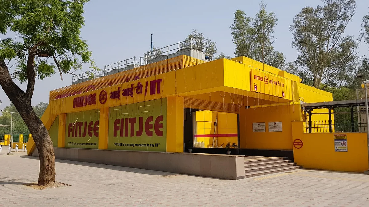 The FIITJEE IIT Metro Station in New Delhi.
