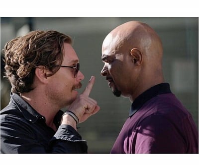 Actors Damon Wayans and Clayne Crawford. (Photo: Twitter/@ClayneCrawford)