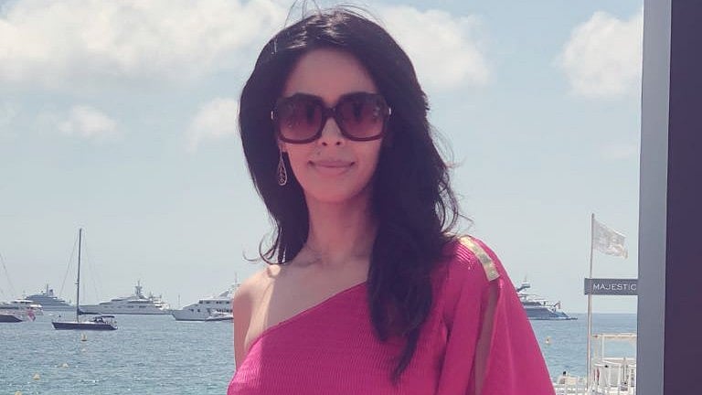 Mallika Sherwat makes an appearance in Cannes.&nbsp;