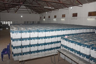 Repolling at three booths in two Karnataka Assembly segments on Monday