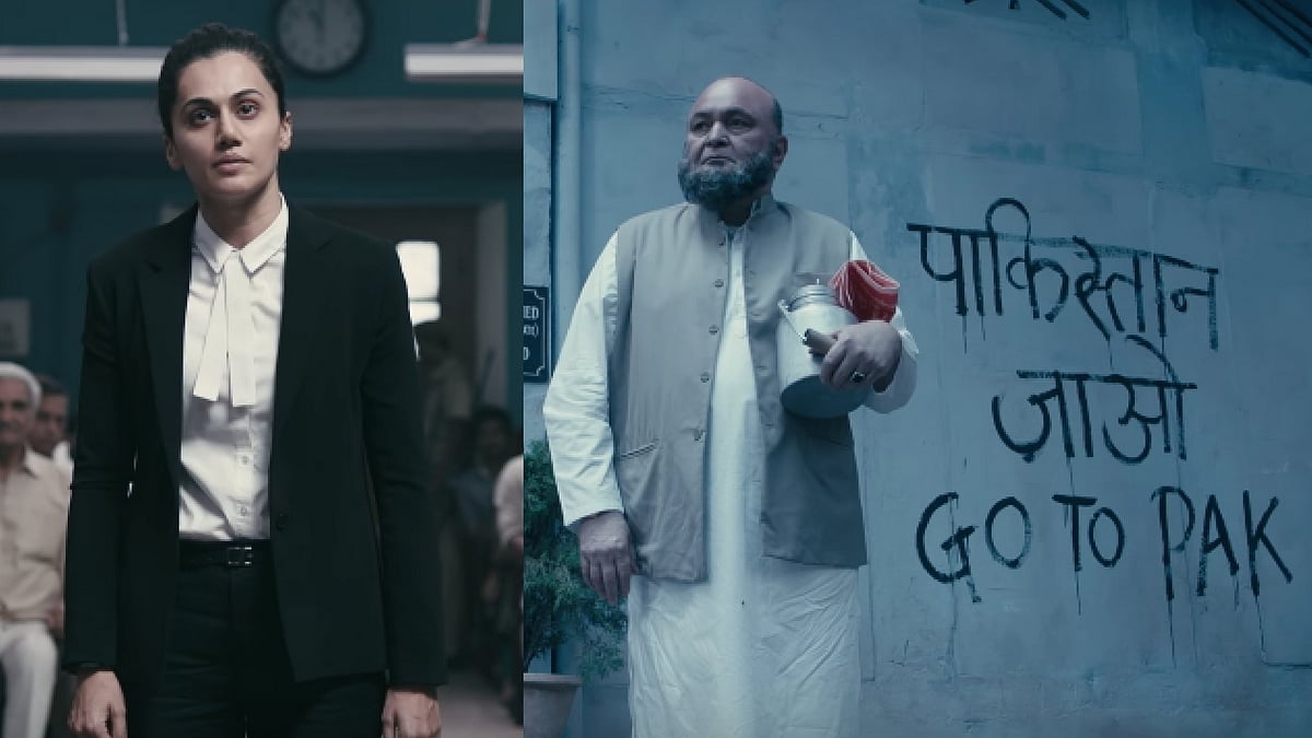 Stills from the trailer of <i>Mulk.</i>