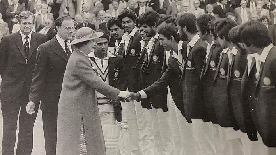 A picture from the author’s own album from one of the three tours of England he was part of.