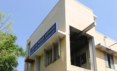 Chennai: A view of the rocket and missiles laboratory building located in the IIT-Madras campus that caught fire, in Chennai on June 5, 2018. (Photo: IANS)
