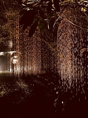 Installation "Rain" by artist Manav Gupta