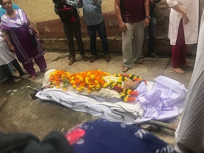 Mumbai: The body of Veteran actress Rita Bhaduri who passed away at the age of 62, at the Sujay Hospital in Mumbai